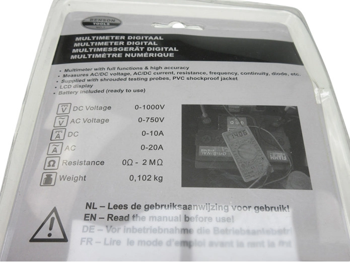 Multimeter digital AC / DC