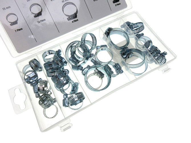 Hose clamps assortment 40-pieces product