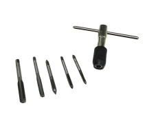 Tap t-wrench tool set 6-pieces