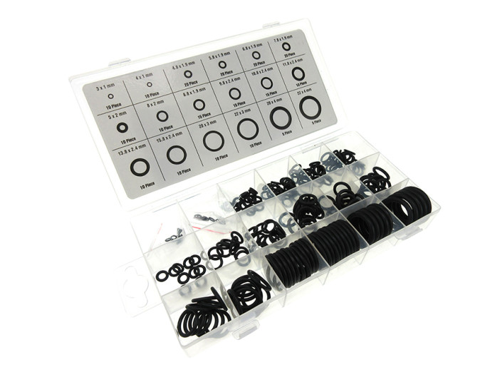 O-ring assortment set 225-pieces