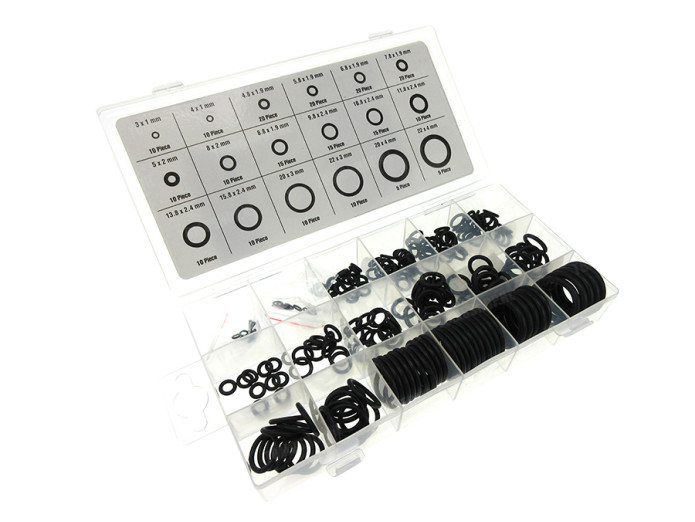 O-ring assortiment set 225-delig