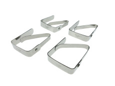 Tablecloth clip 4 piece stainless steel