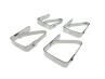 Tablecloth clip 4 piece stainless steel thumb extra