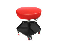 Workshop stool on wheels