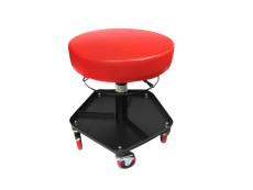 Workshop stool on wheels