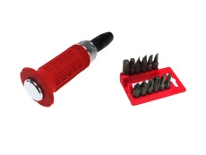 Impact screwdriver soft grip 12-pieces