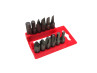 Impact screwdriver soft grip 12-pieces thumb extra