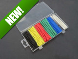 Electric cable heatshrink assortment 6 colors 100-pieces