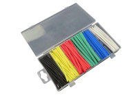 Electric cable heatshrink assortment 6 colors 100-pieces