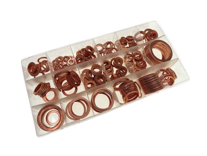 Koperring assortiment set 350-delig main