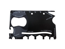 Multitool credit card size, convenient for travelling