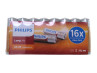 Battery AA Philips (16 pieces) thumb extra