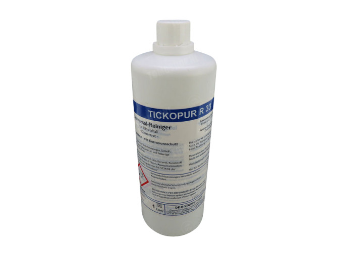 Ultrasoon reiniger reinigingsvloeistof Tickopur R33 1 liter main
