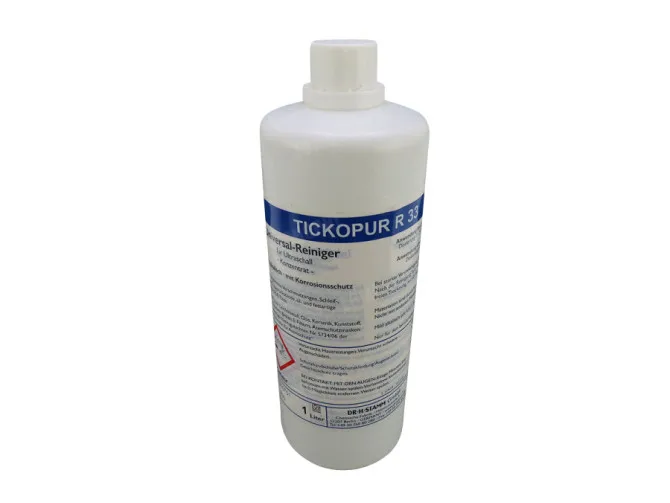 Ultrasonic cleaner cleaning fluid Tickopur R33 1L main