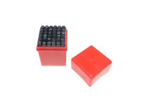 Pinion letters and numbers 5mm 36-pieces