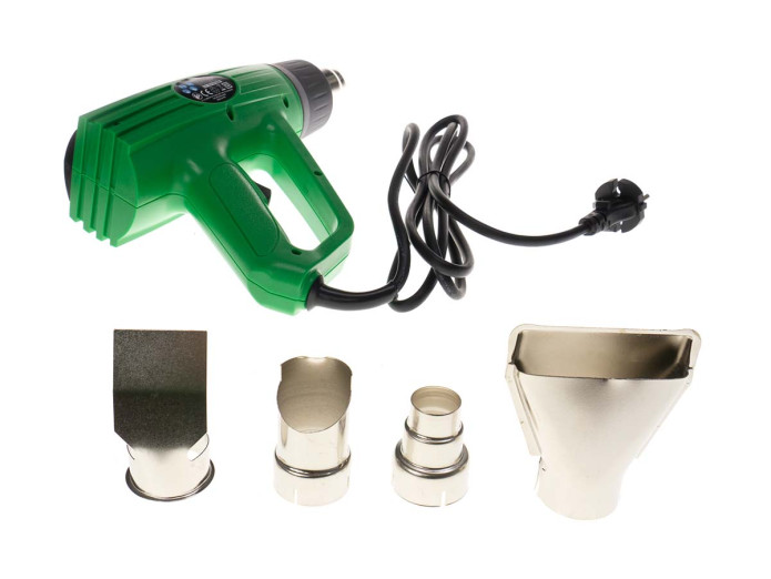 Heat gun 1350 / 2000 watt with attachments