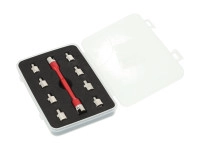 Spoke wrench tool set 11-pieces