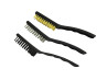 Steel brush tool plastic set 3-pieces