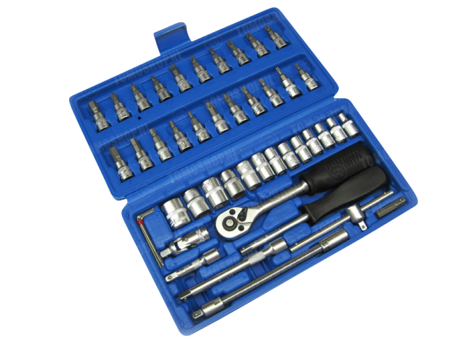 Socket set 46-pieces main