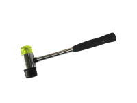 Hammer with plastic and rubber cap