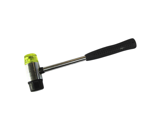 Hammer with plastic and rubber cap product