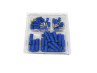 Elektro kabelschoen assortiment 50-delig rond blauw  thumb extra