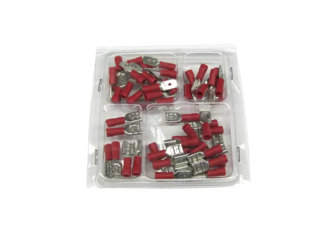 Elektro kabelschoen assortiment 50-delig rood  product