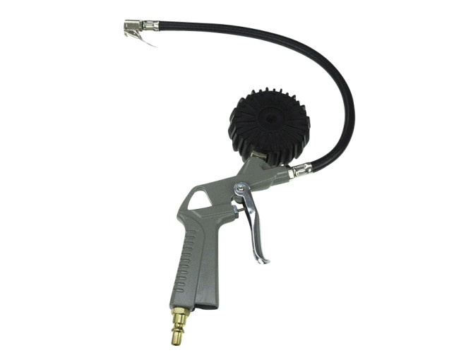 Tire pressure filler with analog meter product