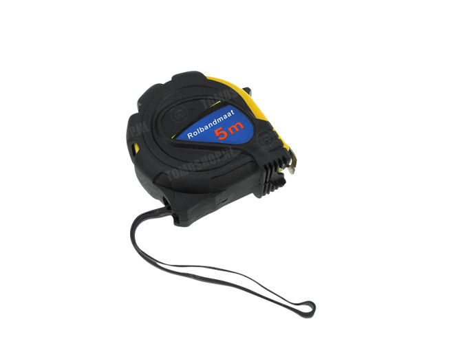 Tape measure 5 meter with rubber grip main