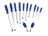 Screwdriver set 12 piece thumb extra