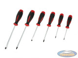 6-piece screwdriver Softgrip
