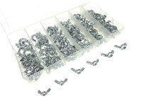 Wing nuts assortment 150-pieces