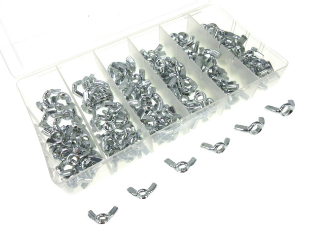 Wing nuts assortment 150-pieces product