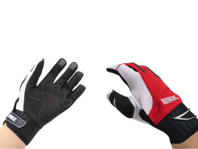 Handschoen MKX cross rood / wit product