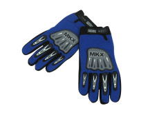 Glove MKX cross blue / black