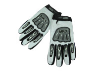 Handschoen MKX cross wit / zwart (S-XL)