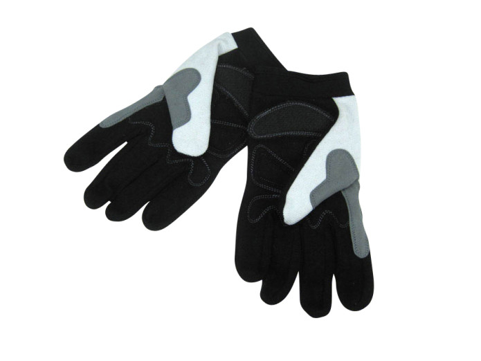 Handschoen MKX cross wit / zwart (S-XL)