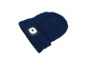 Beanie Muts met LED lamp blauw Beanie Muts met LED lamp blauw