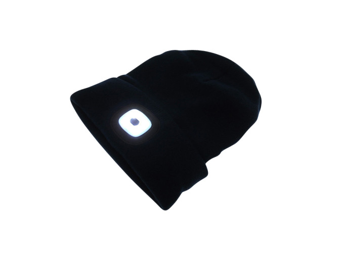 Beanie Hat with LED lamp blue product