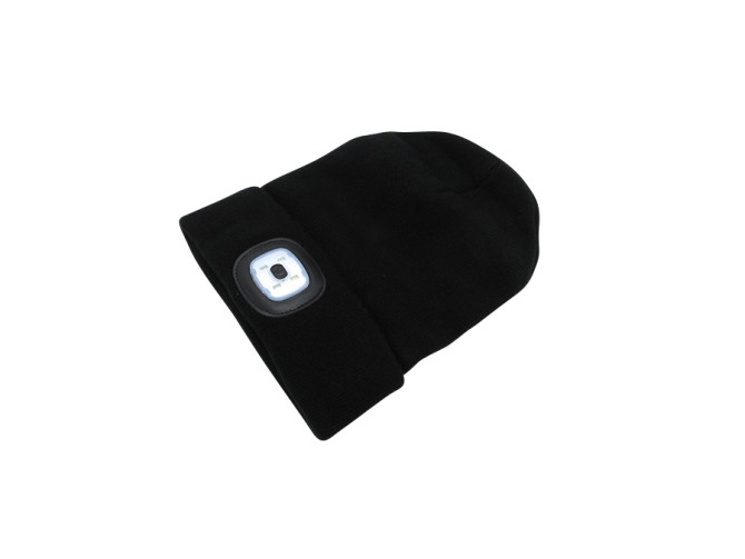 Beanie Hat with LED lamp black product
