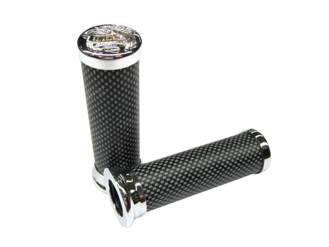 Handle grips carbon look 24mm / 22mm main