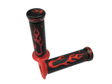 Handle grips Flame red 24mm / 22mm