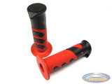Handle grips Cross 922X black / red 24mm / 22mm