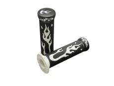 Handle grips Flame white 24mm - 22mm