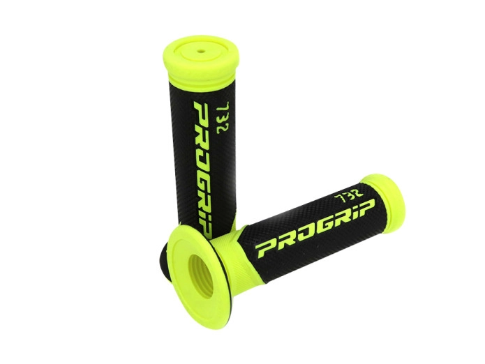 Handle grips ProGrip Scooter 732-299 black yellow 24mm 22mm