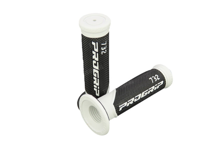 Handle grips ProGrip Scooter 732-137 black white 24mm 22mm main