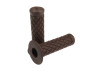 Handle grips Retro Dama brown 24mm / 22mm thumb extra