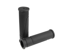 Handle grips tour mixed ribbel black 24mm / 22mm