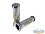 Handle grips Tribal white 24mm / 22mm