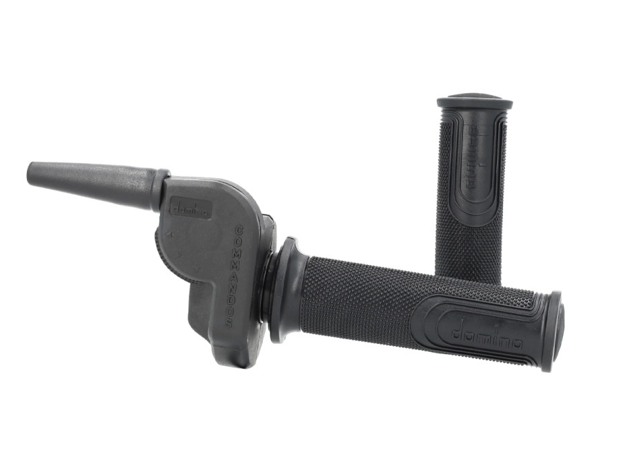 Comando Gas Bicavo Domino Tommaselli 22mm Street Black Comando Gas Bicavo Domino Tommaselli 22mm Street Black
